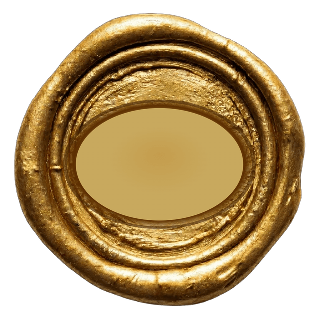Gold wax seal